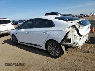 2017 Hyundai Ioniq Limited with VIN KMHC85LC1HU051550, listed as a Copart auction lot 55484925 with 140,752 mi miles and Salvage title. Bid and sale history available at DreamBid. Image 2.