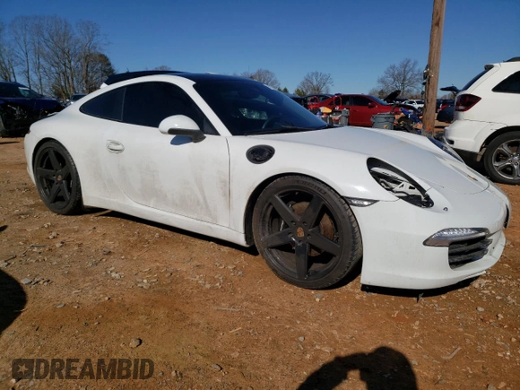2014 Porsche 911 Carrera with VIN WP0AA2A95ES106613, listed as a Copart auction lot 89306515 with 30,573 mi miles and Salvage Title. Bid and sale history available at carsss.com. Image 4.