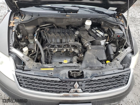 2011 Mitsubishi Endeavor LS with VIN 4A4JN2ASXBE034754, listed as a Copart auction lot 44753165 with 201,097 mi miles and Salvage Title. Bid and sale history available at carsss.com. Image 12.