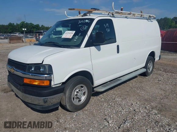 2022 Chevrolet Express Cargo with VIN 1GCWGAF75N1203256, listed as a IAAI auction lot 42294950 with 39,756 mi miles and . Bid and sale history available at DreamBid. Image 18.