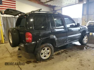 2004 Jeep Liberty Limited with VIN 1J4GK58K24W325483, listed as a Copart auction lot 62526335 with 130,862 mi miles and Salvage title. Bid and sale history available at DreamBid. Image 3.