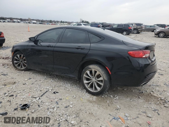 2016 Chrysler 200 S with VIN 1C3CCCBB2GN149791, listed as a Copart auction lot 52091705 with 129,279 mi miles and Clean Title. Bid and sale history available at carsss.com. Image 2.
