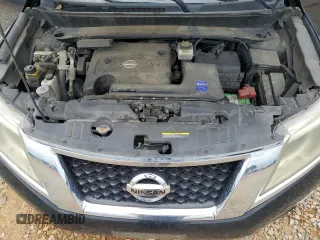2015 Nissan Pathfinder Platinum with VIN 5N1AR2MM1FC601911, listed as a Copart auction lot 59238095 with 222,680 mi miles and Salvage title. Bid and sale history available at DreamBid. Image 12.