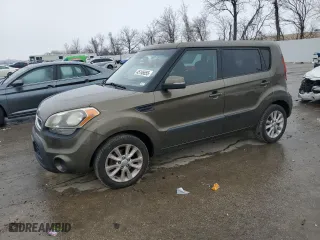 2012 Kia Soul + with VIN KNDJT2A63C7480654, listed as a Copart auction lot 45146655 with 14,293 mi miles and Salvage Title. Bid and sale history available at carsss.com. Image 1.