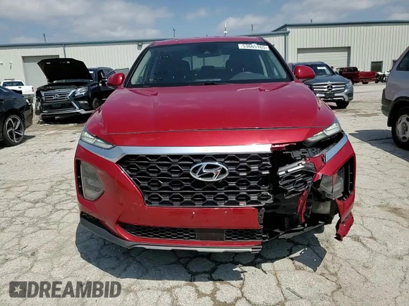 2019 Hyundai Santa Fe SE with VIN 5NMS23AD9KH017324, listed as a Copart auction lot 53665165 with 120,032 mi miles and Salvage title. Bid and sale history available at DreamBid. Image 12.