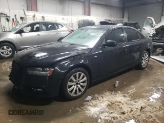 2013 Audi A4 Premium z VIN WAUDFAFL2DN031425, wystawiony jako Copart lot #81040554 z przebiegiem 106 839 mil mil oraz Szkoda całkowita • Salvage title. Historia ofert i sprzedaży dostępna na DreamBid. Obrazek 1.