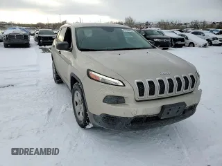 2015 Jeep Cherokee Sport with VIN 1C4PJMAB9FW575271, listed as a Copart auction lot 87958655 with 32,219 mi miles and Salvage Title. Bid and sale history available at carsss.com. Image 12.