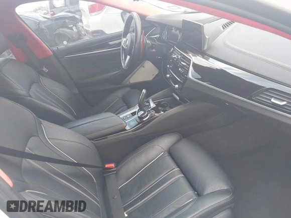 2017 BMW 5 Series 540i with VIN WBAJE5C3XHG913955, listed as a IAAI auction lot 41499473 with 107,227 mi miles and . Bid and sale history available at carsss.com. Image 5.