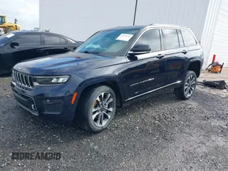 2023 Jeep Grand Cherokee Overland with VIN 1C4RJHDG8P8822650, listed as a IAAI auction lot 42145252 with 63,100 mi miles and . Bid and sale history available at DreamBid. Image 19.
