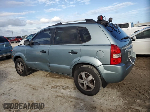 2008 Hyundai Tucson GLS with VIN KM8JM12B98U734567, listed as a Copart auction lot 79539044 with 193,738 mi miles and Salvage Title. Bid and sale history available at carsss.com. Image 2.
