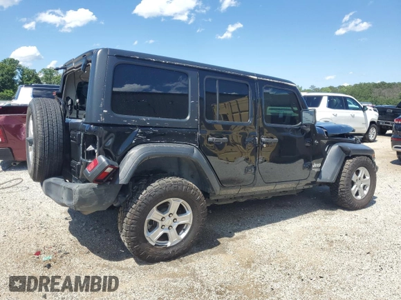 2021 Jeep Wrangler Unlimited Sport S с VIN 1C4HJXDG4MW532158, выставлен на аукционе Copart как лот 57533055 с пробегом 79 513 миль миль и Чистый • Clean title. История ставок и продаж доступна на DreamBid. Изображение 3.