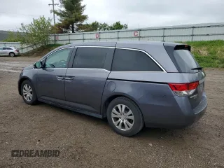 2015 Honda Odyssey EX-L with VIN 5FNRL5H62FB057122, listed as a Copart auction lot 55501945 with 99,731 mi miles and Clean Title. Bid and sale history available at DreamBid. Image 2.