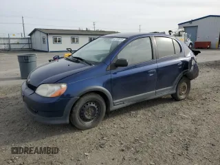 2001 Toyota ECHO with VIN JTDBT123110184931, listed as a Copart auction lot 52758615 with 229,308 mi miles and Salvage Title. Bid and sale history available at DreamBid. Image 1.