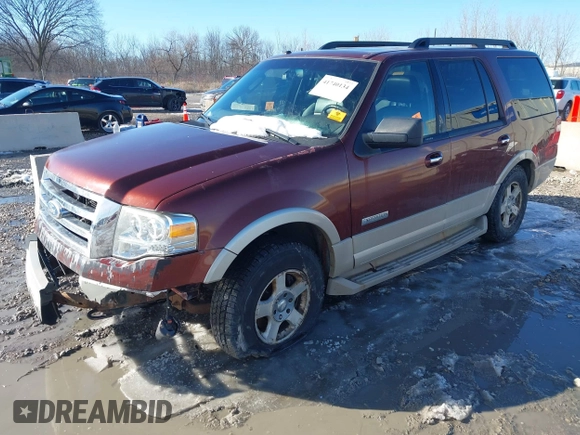 2007 Ford Expedition Eddie Bauer с VIN 1FMFU185X7LA72588, выставлен на аукционе IAAI как лот 41740134 с пробегом Не указан миль и . История ставок и продаж доступна на DreamBid. Изображение 2.