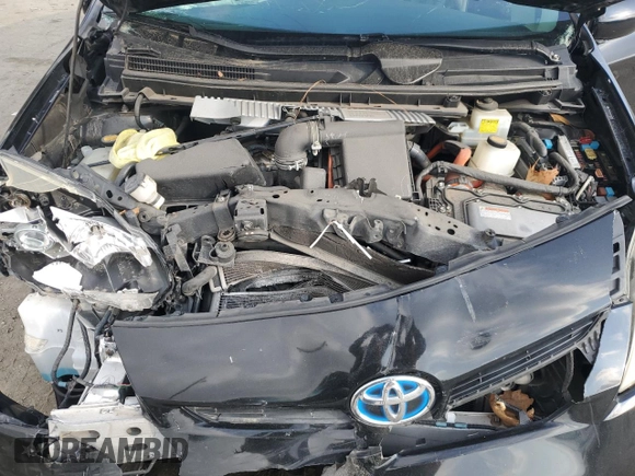 2012 Toyota Prius One with VIN JTDKN3DU4C5449018, listed as a Copart auction lot 43396125 with 193,248 mi miles and Salvage title. Bid and sale history available at DreamBid. Image 12.