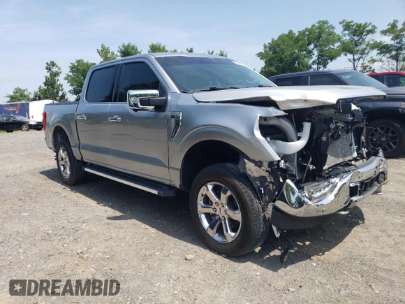 2023 Ford F-150 XL with VIN 1FTFW1E83PFC67461, listed as a Copart auction lot 66444875 with 10,498 mi miles and Salvage title. Bid and sale history available at DreamBid. Image 4.