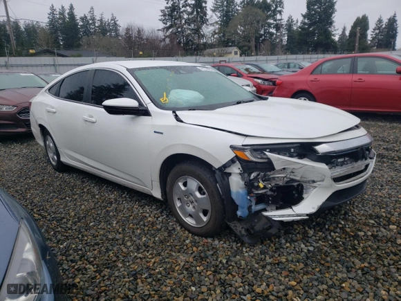 2022 Honda Insight EX with VIN 19XZE4F53NE005873, listed as a Copart auction lot 46103555 with 37,447 mi miles and Salvage Title. Bid and sale history available at carsss.com. Image 4.