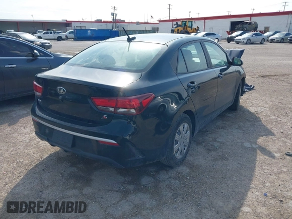 2021 Kia Rio S with VIN 3KPA24AD5ME414282, listed as a IAAI auction lot 41879862 with 68,314 mi miles and . Bid and sale history available at DreamBid. Image 4.