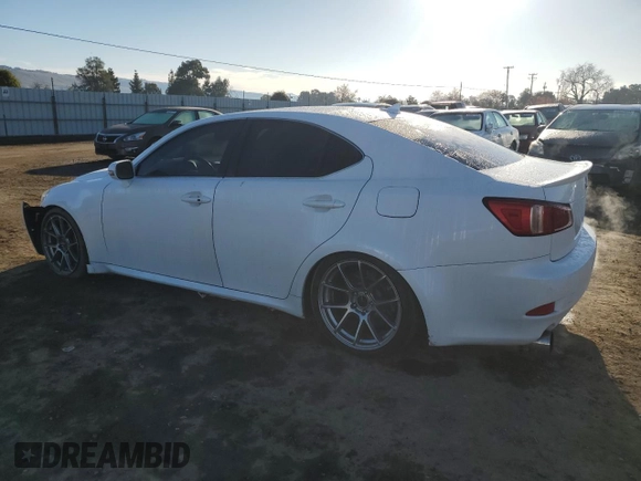 2011 Lexus IS 350 with VIN JTHBE5C29B5028050, listed as a Copart auction lot 85670554 with 138,655 mi miles and Salvage Title. Bid and sale history available at carsss.com. Image 2.