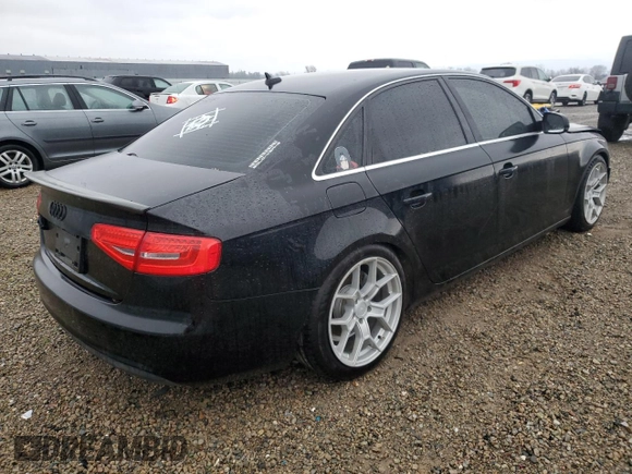 2013 Audi A4 Premium with VIN WAUAFAFL4DN048505, listed as a Copart auction lot 43472675 with 150,974 mi miles and Salvage Title. Bid and sale history available at carsss.com. Image 3.