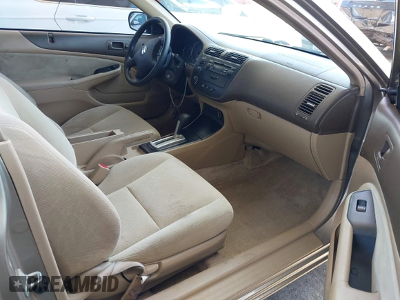 2004 Honda Civic LX with VIN 1HGEM22524L047504, listed as a IAAI auction lot 41990812 with 166,270 mi miles. Bid and sale history available at carsss.com. Image 5.