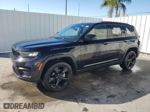 2023 Jeep Grand Cherokee Altitude with VIN 1C4RJGAG0PC647774, listed as a Copart auction lot 88018375 with 33,283 mi miles and Clean title. Bid and sale history available at DreamBid. Image 1.
