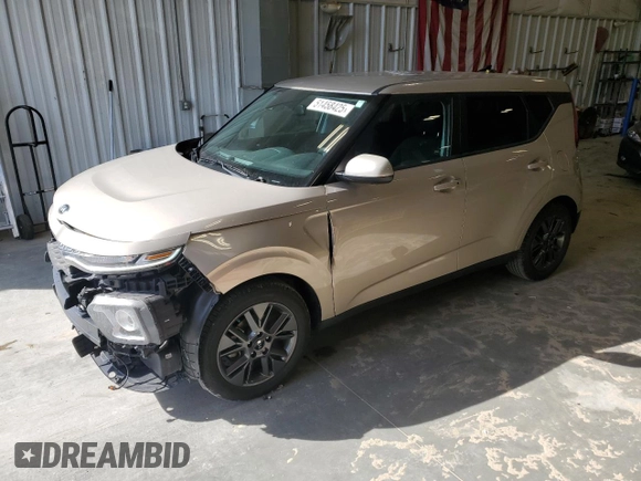 2020 Kia Soul EX with VIN KNDJ33AU4L7096564, listed as a Copart auction lot 51458425 with 16,654 mi miles and Salvage Title. Bid and sale history available at carsss.com. Image 1.