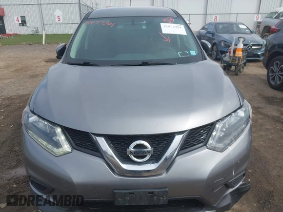 2016 Nissan Rogue S with VIN JN8AT2MV1GW147887, listed as a IAAI auction lot 41973301 with 136,375 mi miles. Bid and sale history available at carsss.com. Image 12.