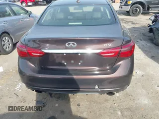 2019 Infiniti Q50 3.0t LUXE with VIN JN1EV7AP9KM512446, listed as a IAAI auction lot 41311730 with 105,000 mi miles. Bid and sale history available at carsss.com. Image 15.