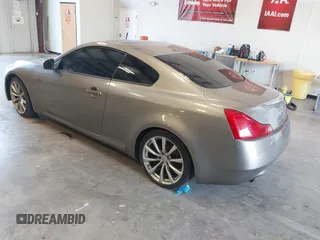 2009 Infiniti G37 with VIN JNKCV64E09M605647, listed as a IAAI auction lot 41809386 with Not Provided miles. Bid and sale history available at carsss.com. Image 3.