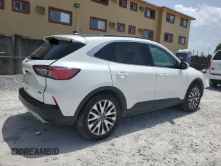 2020 Ford Escape Titanium Hybrid with VIN 1FMCU9DZ0LUB95931, listed as a Copart auction lot 59876815 with 67,932 mi miles and Salvage title. Bid and sale history available at DreamBid. Image 3.