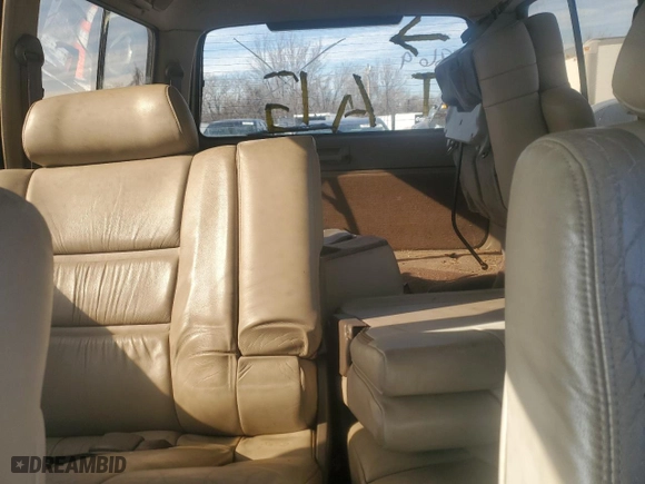 1996 Toyota Land Cruiser with VIN JT3HJ85JXT0147869, listed as a Copart auction lot 89119075 with 161,207 mi miles and Salvage Title. Bid and sale history available at carsss.com. Image 10.