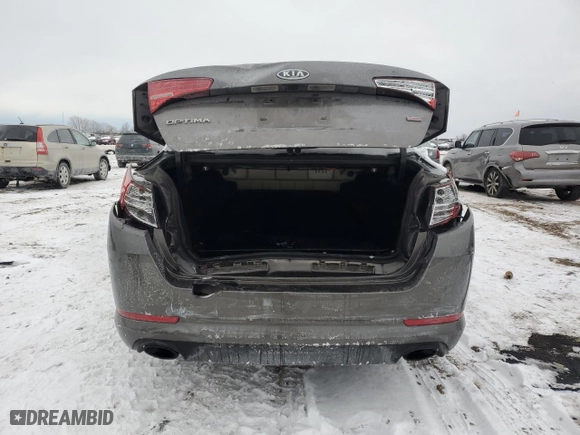 2011 Kia Optima LX with VIN KNAGM4A77B5186922, listed as a Copart auction lot 45537365 with 142,430 mi miles and Salvage Title. Bid and sale history available at carsss.com. Image 6.