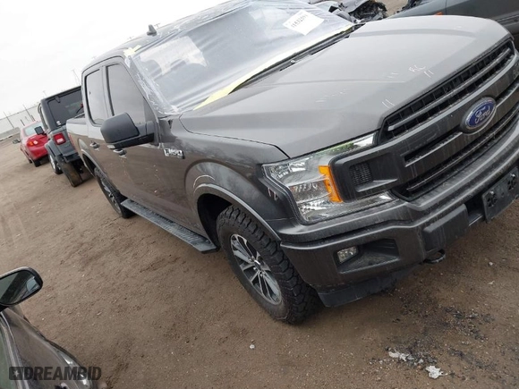 2018 Ford F-150 XL with VIN 1FTEW1EG1JKF75729, listed as a IAAI auction lot 41532591 with 105,714 mi miles. Bid and sale history available at carsss.com. Image 1.