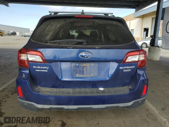 2017 Subaru Outback Touring with VIN 4S4BSETC7H3342590, listed as a Copart auction lot 61191325 with 192,277 mi miles and Salvage title. Bid and sale history available at DreamBid. Image 6.