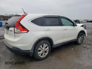 2012 Honda CR-V EX-L with VIN 5J6RM4H75CL051253, listed as a Copart auction lot 47204915 with 0 mi miles and Salvage Title. Bid and sale history available at carsss.com. Image 3.