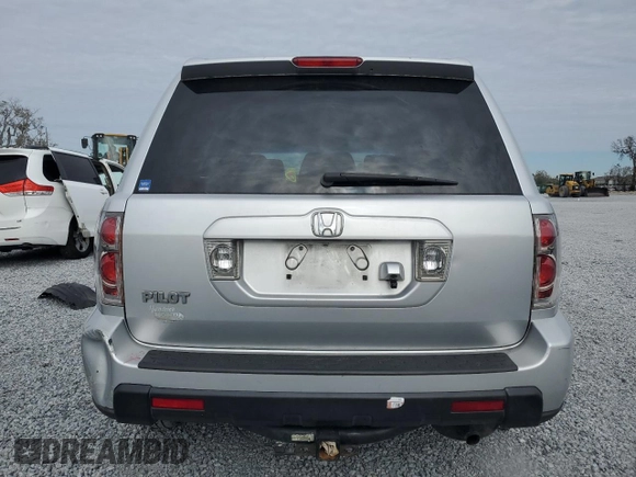 2008 Honda Pilot EX-L with VIN 5FNYF28798B004334, listed as a Copart auction lot 87737055 with 216,630 mi miles and Salvage Title. Bid and sale history available at DreamBid. Image 6.