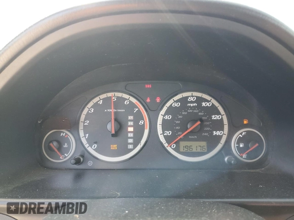 2003 Honda CR-V EX with VIN SHSRD78873U145453, listed as a Copart auction lot 54498455 with 196,176 mi miles and Salvage Title. Bid and sale history available at carsss.com. Image 9.