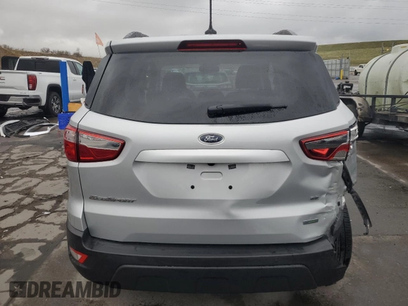 2018 Ford EcoSport SE with VIN MAJ3P1TE8JC233376, listed as a Copart auction lot 52595595 with 36,078 mi miles and Salvage Title. Bid and sale history available at carsss.com. Image 6.