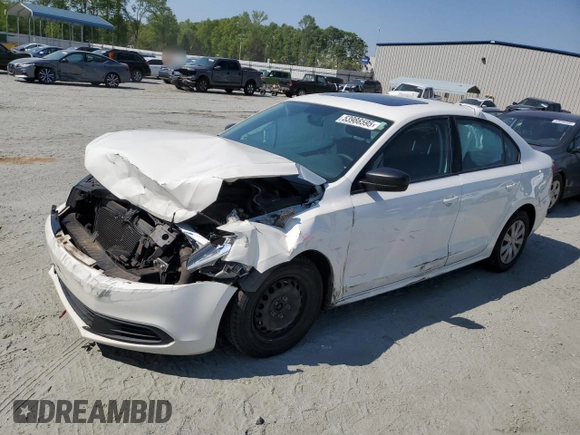 2013 Volkswagen Jetta S with VIN 3VW2K7AJ0DM260336, listed as a Copart auction lot 53988595 with 260,870 mi miles and Salvage title. Bid and sale history available at DreamBid. Image 1.
