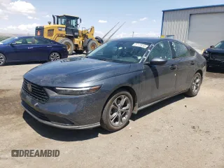 2024 Honda Accord EX with VIN 1HGCY1F33RA079458, listed as a Copart auction lot 57179255 with 8,023 mi miles and Salvage title. Bid and sale history available at DreamBid. Image 1.