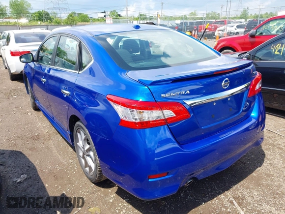 2015 Nissan Sentra SR with VIN 3N1AB7AP9FY362400, listed as a IAAI auction lot 42157078 with 65,186 mi miles and . Bid and sale history available at DreamBid. Image 3.
