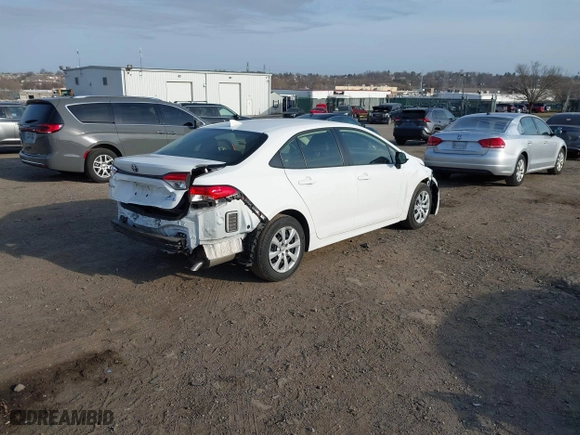 2024 Toyota Corolla Hybrid LE with VIN JTDBCMFE6R3049158, listed as a IAAI auction lot 41791626 with 35,481 mi miles. Bid and sale history available at carsss.com. Image 4.