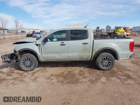 2021 Ford Ranger XL with VIN 1FTER4FH0MLD04059, listed as a IAAI auction lot 41748357 with 60,308 mi miles. Bid and sale history available at carsss.com. Image 14.