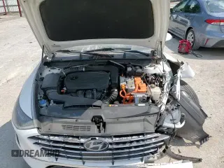 2021 Hyundai Sonata Blue с VIN KMHL24JJXMA028325, выставлен на аукционе Copart как лот 80663555 с пробегом 88 582 миль миль и На запчасти • Non repairable. История ставок и продаж доступна на DreamBid. Изображение 13.