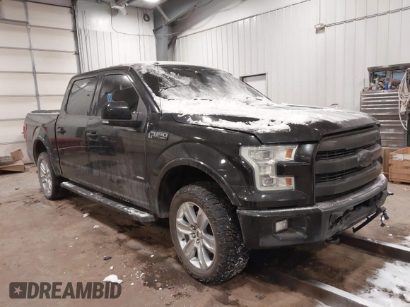 2015 Ford F-150 XLT with VIN 1FTEW1EG5FKE75348, listed as a IAAI auction lot 41599920 with 123,503 mi miles. Bid and sale history available at carsss.com. Image 1.