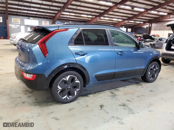 2023 Kia Niro EV Wind with VIN KNDCR3L1XP5053889, listed as a Copart auction lot 51820595 with 72,224 mi miles and Clean Title. Bid and sale history available at carsss.com. Image 3.