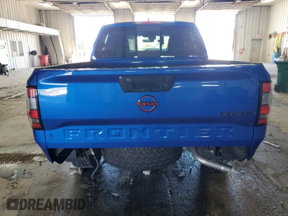 2024 Nissan Frontier SV with VIN 1N6ED1EK5RN620446, listed as a Copart auction lot 57661665 with 6,270 mi miles and Salvage title. Bid and sale history available at DreamBid. Image 6.