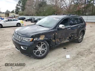 2020 Jeep Grand Cherokee Overland with VIN 1C4RJFCG6LC239331, listed as a Copart auction lot 45449465 with 62,487 mi miles and Salvage Title. Bid and sale history available at carsss.com. Image 1.