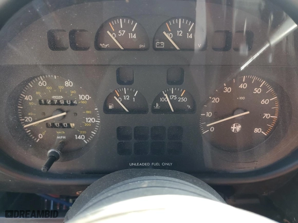 1983 Alfa Romeo Alfa Romeo Veloce with VIN ZARBA541XD1016802, listed as a Copart auction lot 51383595 with 127,904 mi miles and Clean Title. Bid and sale history available at carsss.com. Image 9.
